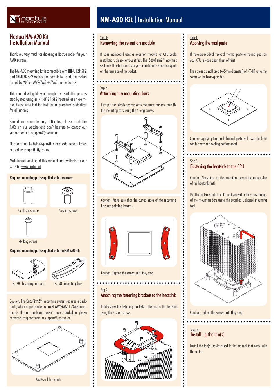 Noctua NM-A90 Kit User Manual | 1 page