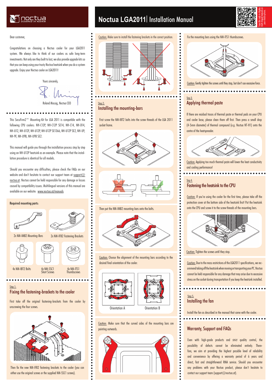 Noctua NM-I2011 Mounting-Kit User Manual | 1 page