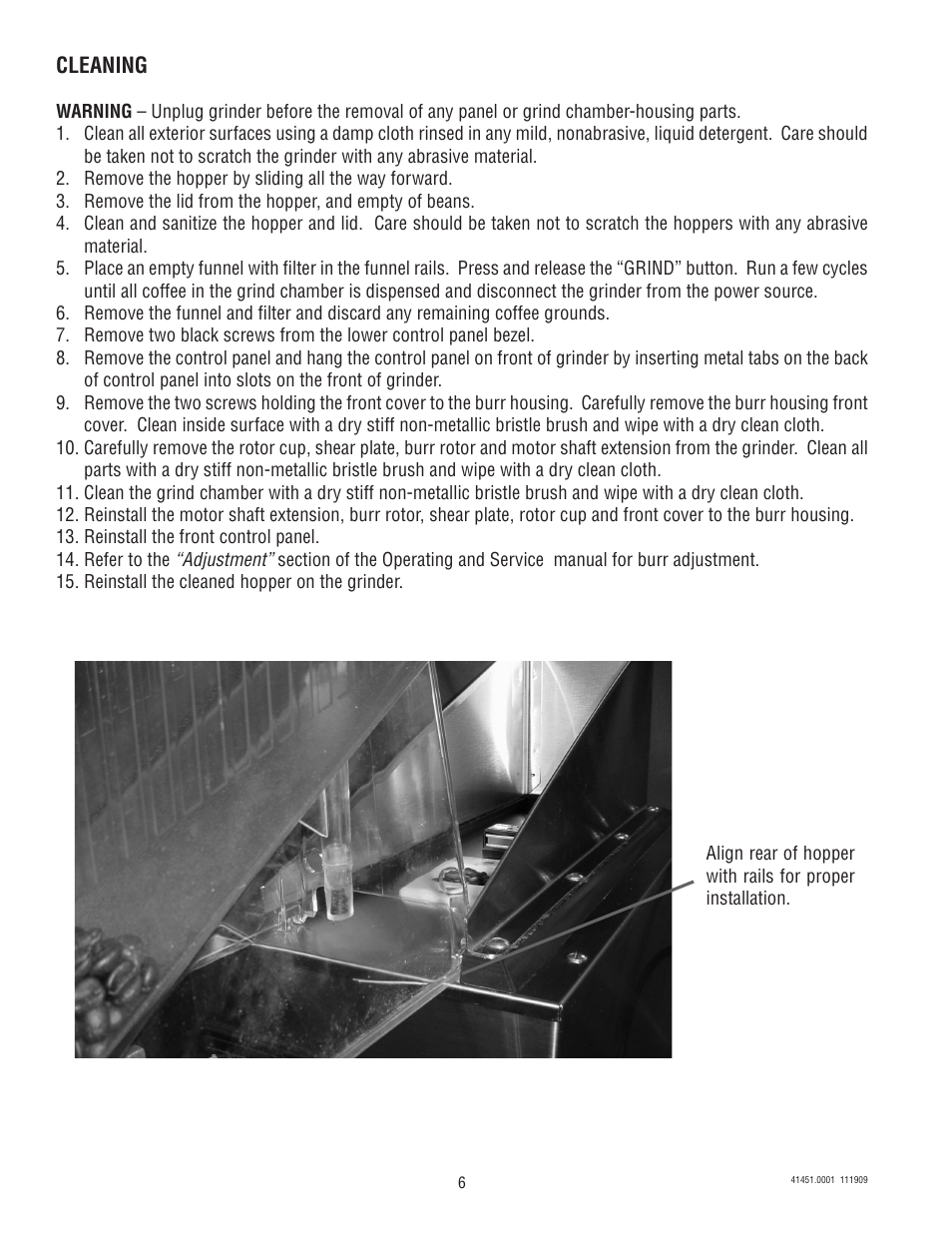 Bunn G9WD-RH User Manual | Page 6 / 15