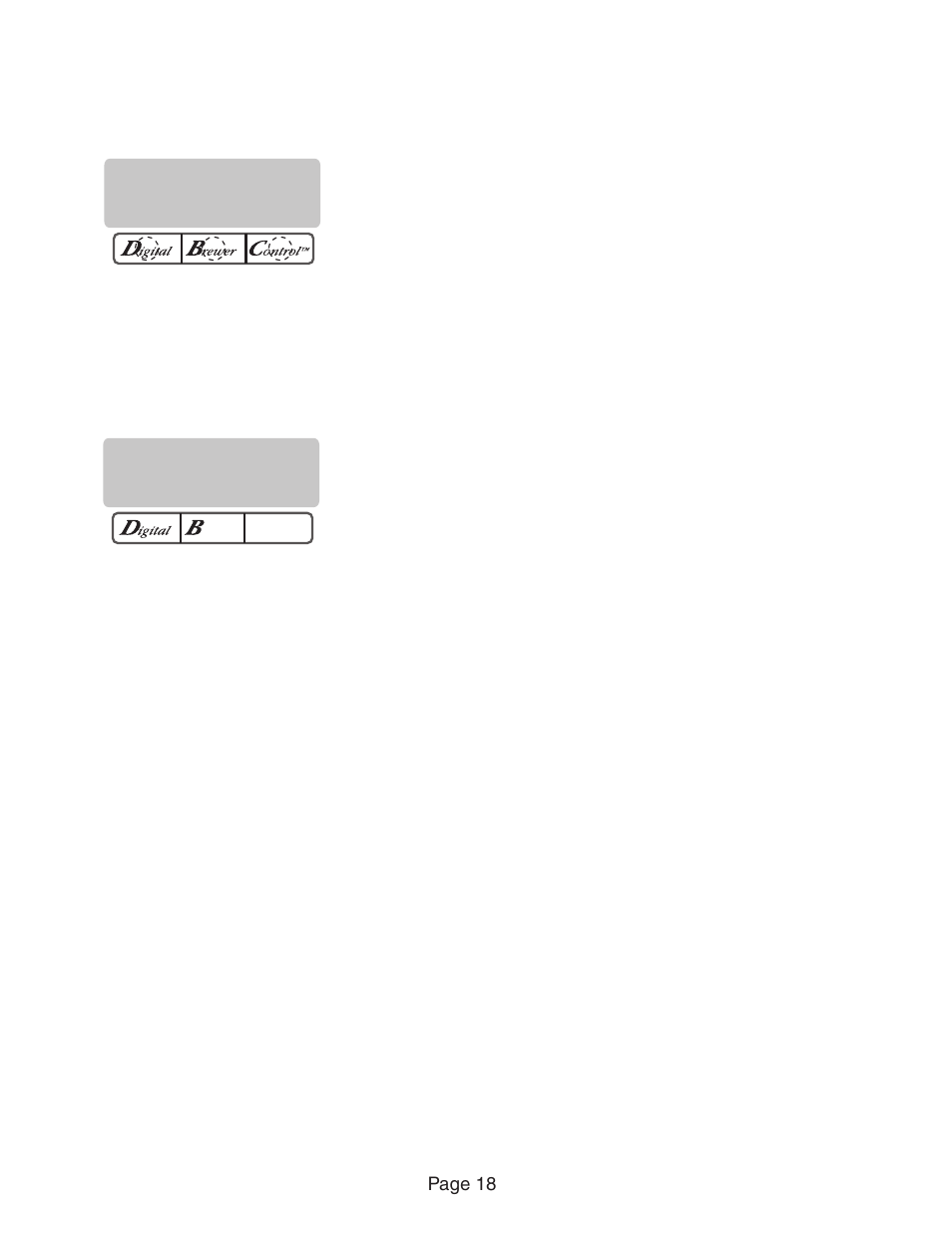 Bunn Axiom Series User Manual | Page 18 / 26