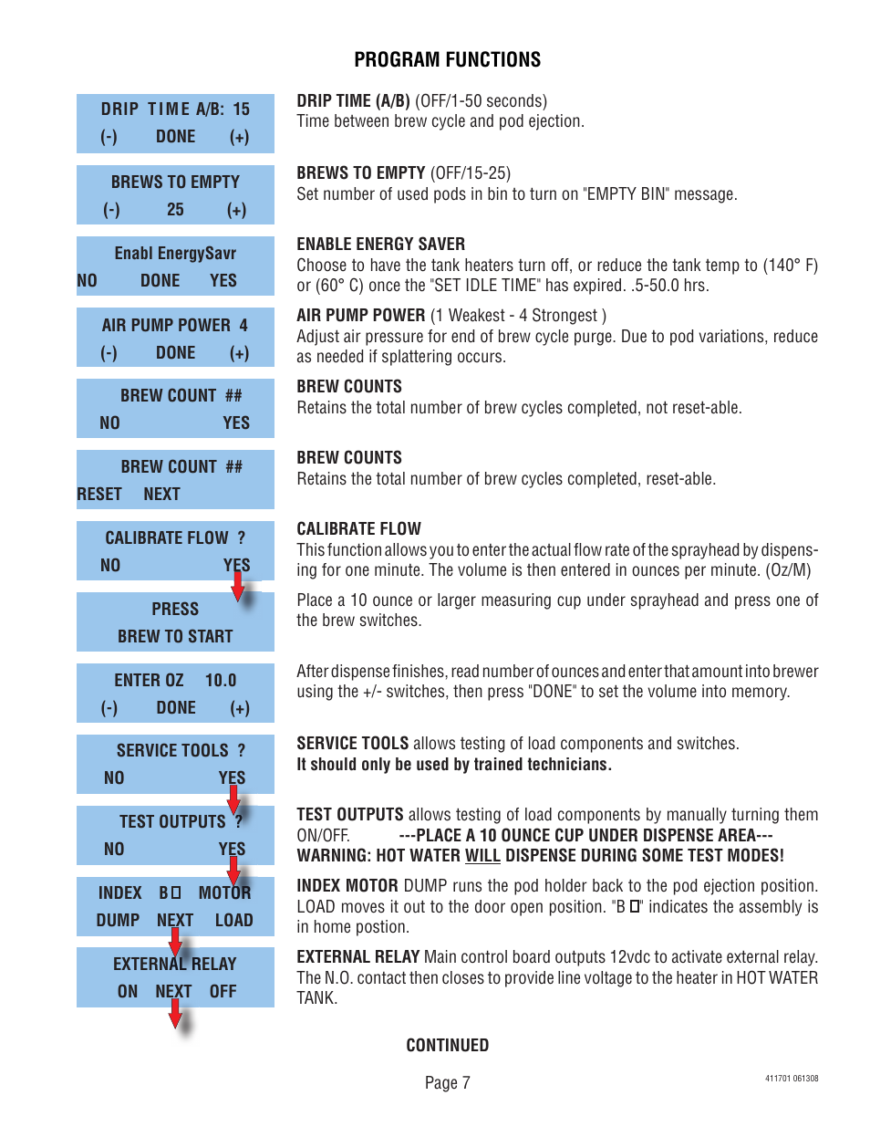 Bunn Autopod Brewer 411701 User Manual | Page 7 / 9