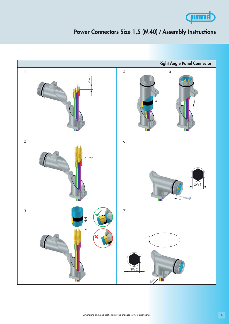 Northern Connectors Hummel M40 Circular Power Connectors User Manual | Page 19 / 20