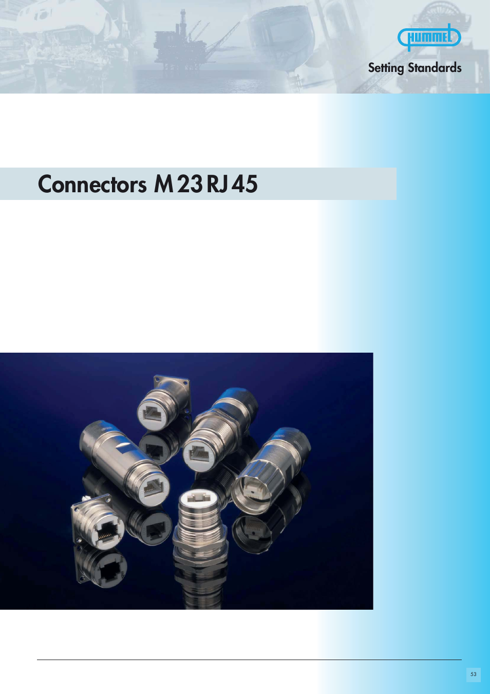 Northern Connectors Hummel M23 RJ45 Circular Connectors User Manual | 10 pages