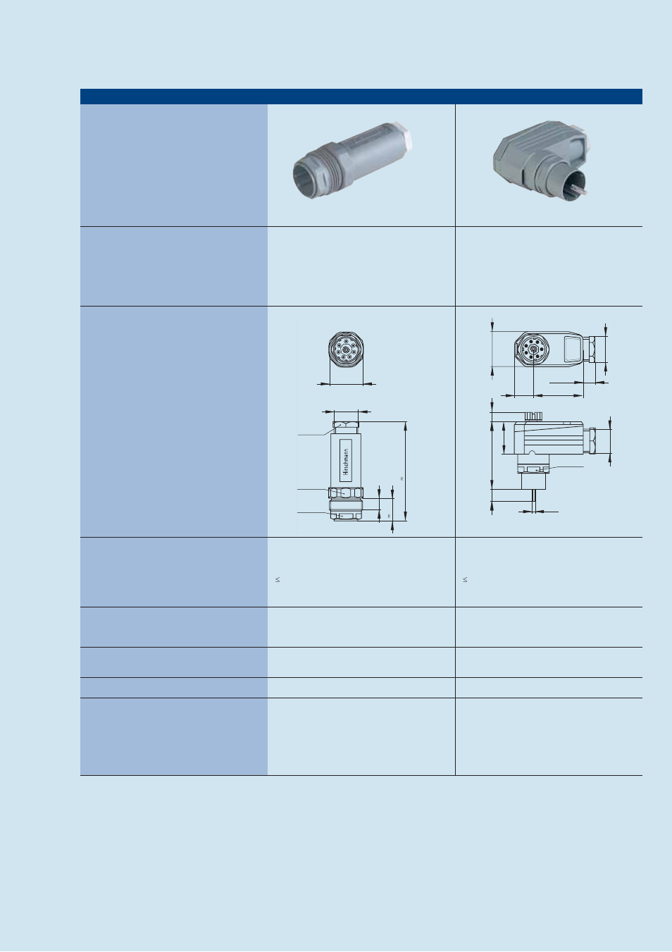 Circular connectors nr-series, Circular connectors nr-series > cable plug, Type n6r dm n6r fm r | Northern Connectors Hirschmann NR-Series Circular Connectors User Manual | Page 11 / 23