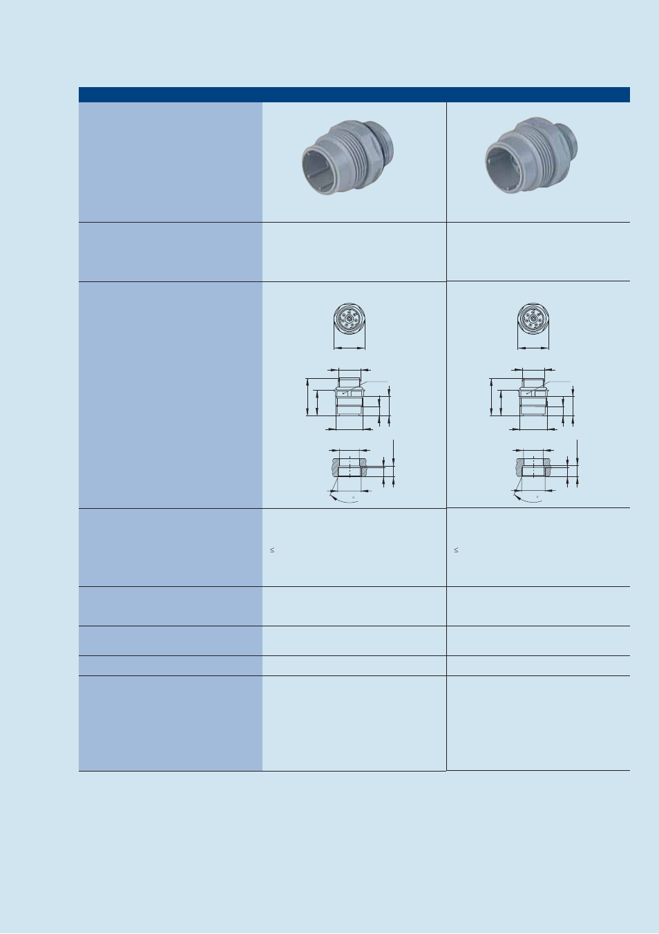 Circular connectors nr-series, Type n6r am 4 n6r am 3 | Northern Connectors Hirschmann NR-Series Circular Connectors User Manual | Page 15 / 23