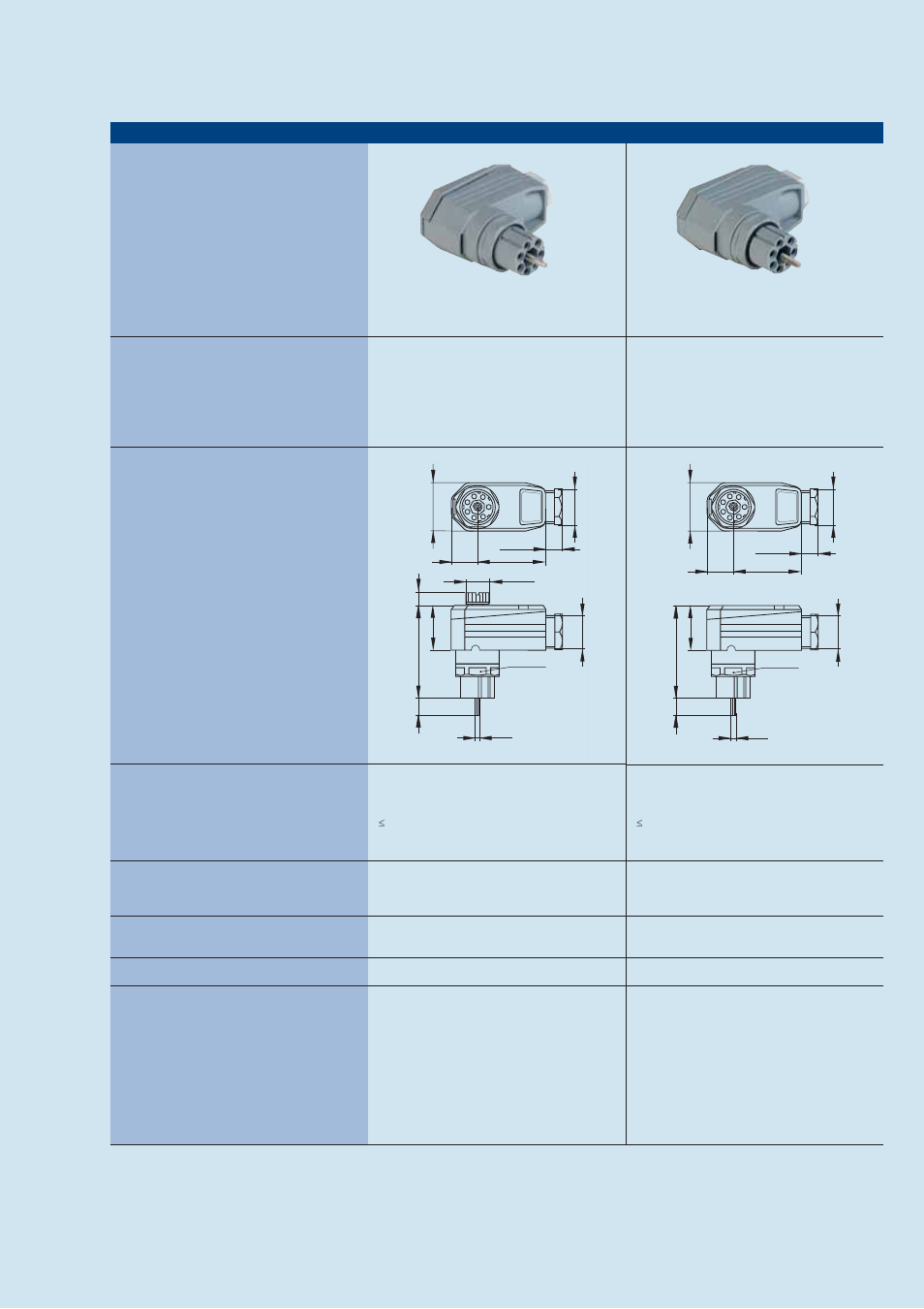 Circular connectors nr-series, Type n6r ff r n6r ff | Northern Connectors Hirschmann NR-Series Circular Connectors User Manual | Page 7 / 23
