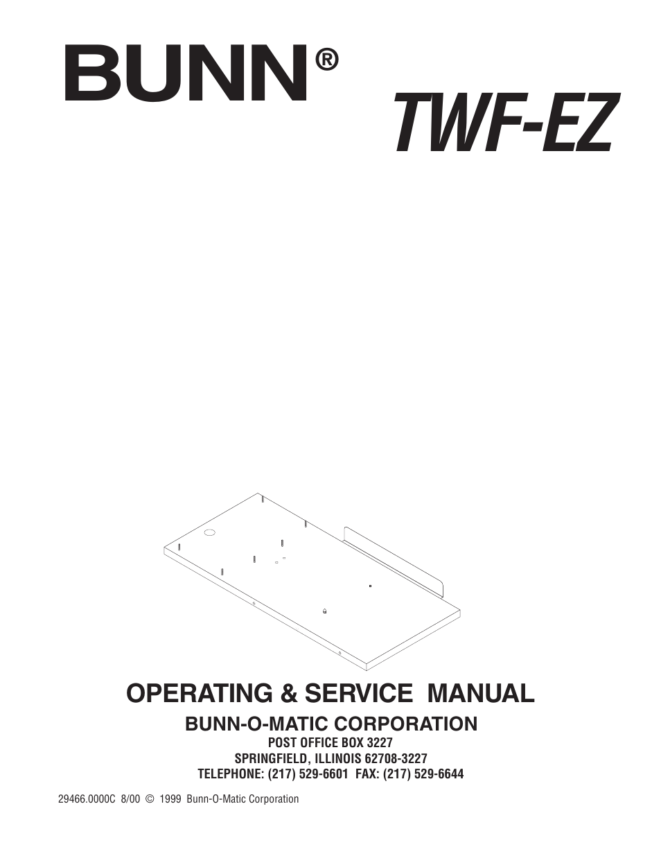 Bunn TWF-EZ User Manual | 26 pages