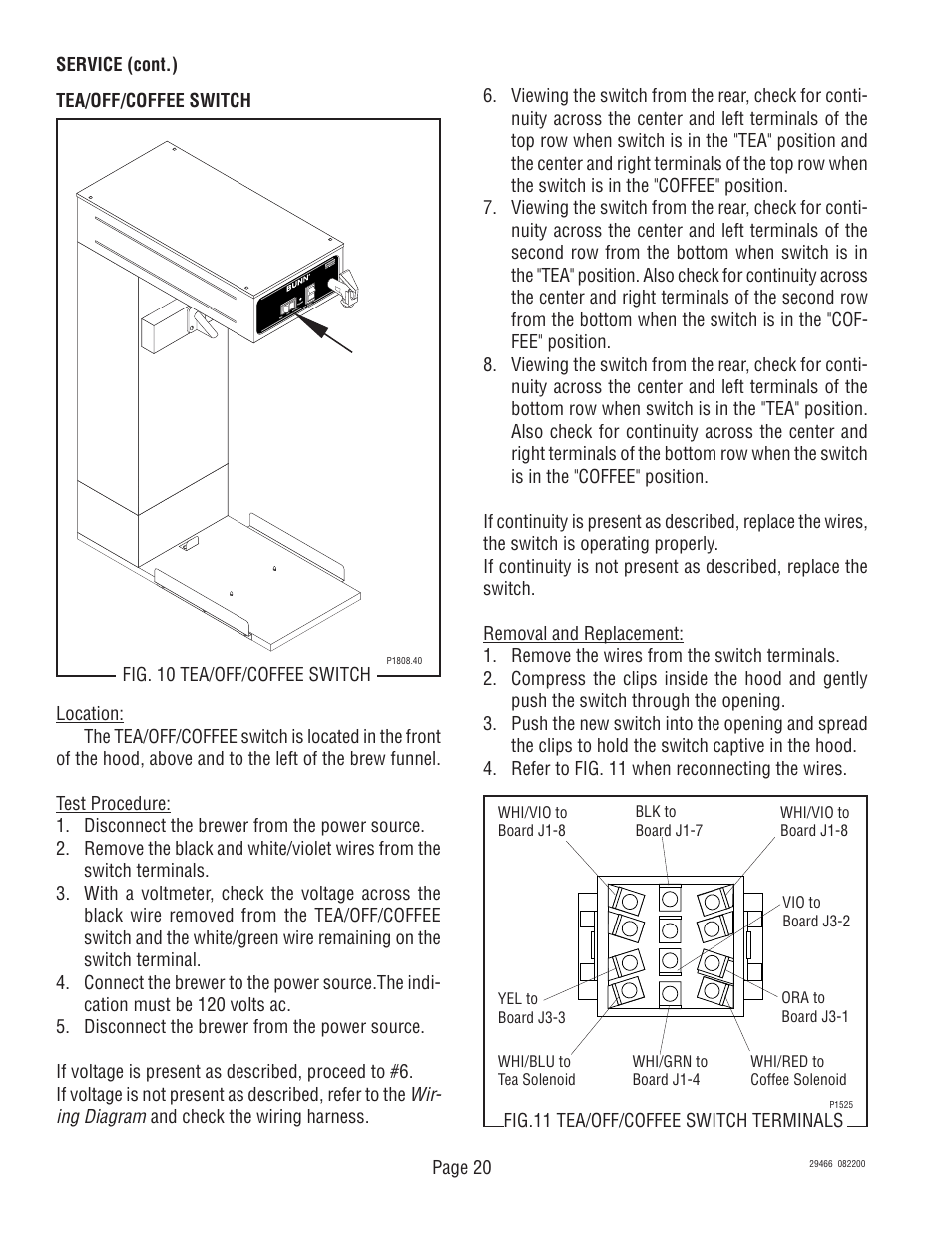 Bunn TWF-EZ User Manual | Page 20 / 26
