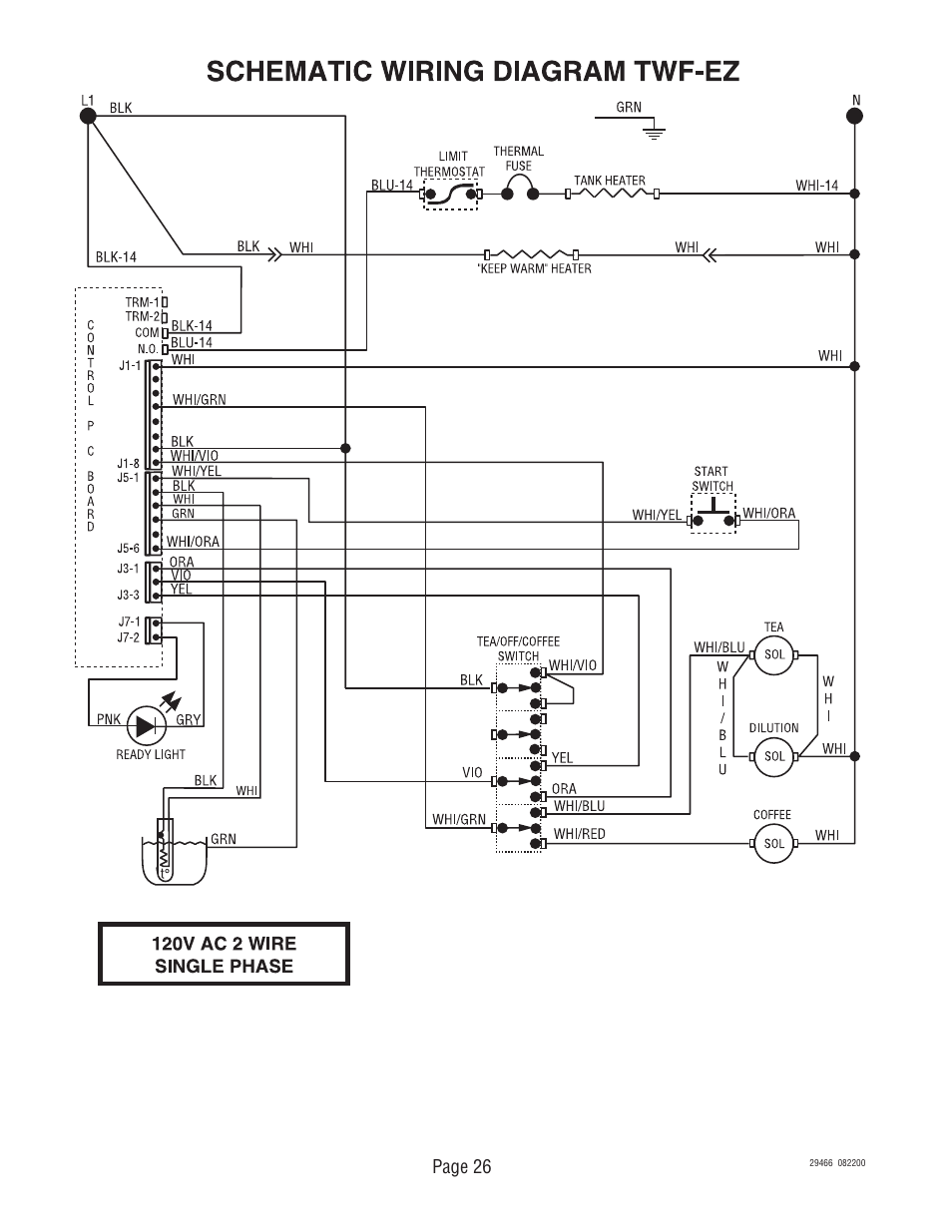 Page 26 | Bunn TWF-EZ User Manual | Page 26 / 26