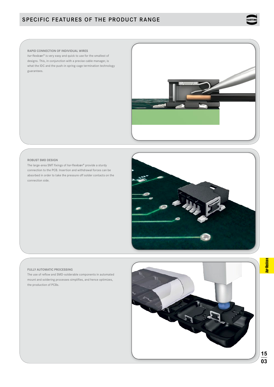 Specific fe atures of the product r ange | Northern Connectors Harting Har-flexicon Connectors User Manual | Page 4 / 34