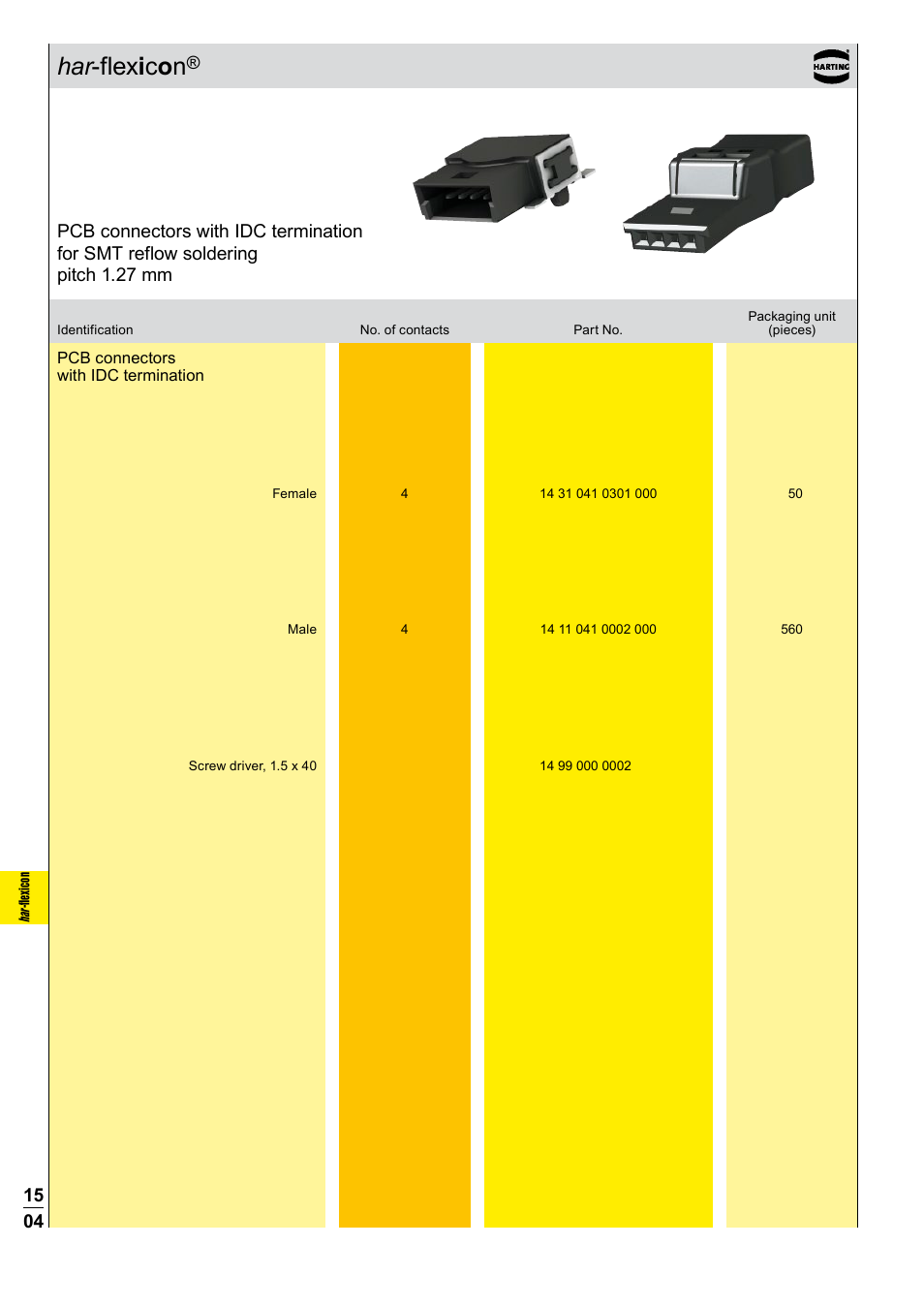 Northern Connectors Harting Har-flexicon Connectors User Manual | Page 5 / 34