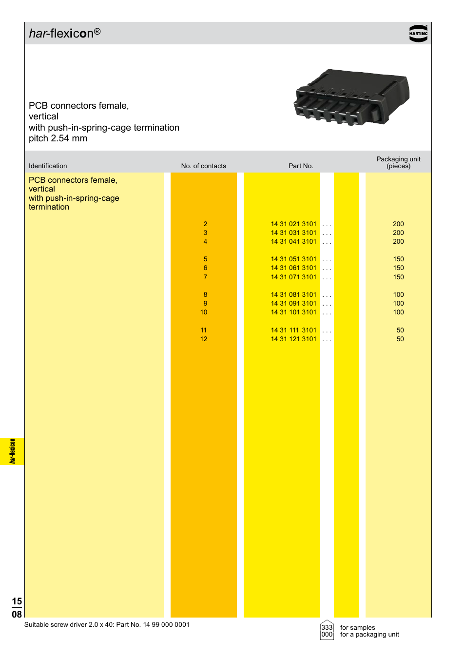 Northern Connectors Harting Har-flexicon Connectors User Manual | Page 9 / 34