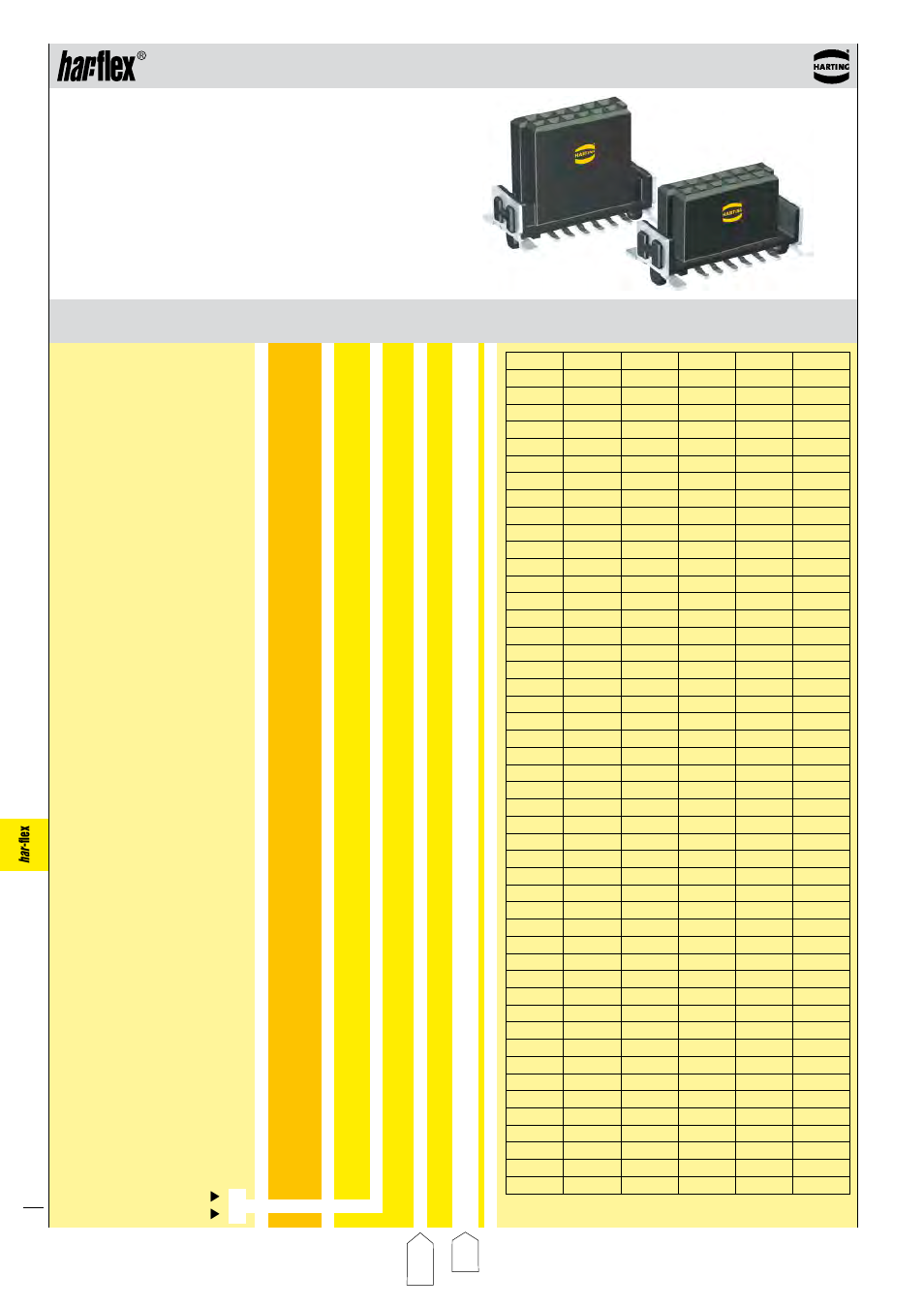 Female connectors, straight | Northern Connectors Harting Har-flex PCB Connectors User Manual | Page 10 / 17