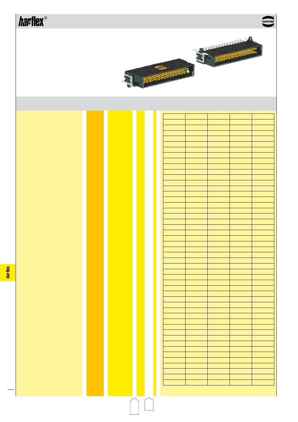 Male connectors, angled | Northern Connectors Harting Har-flex PCB Connectors User Manual | Page 12 / 17