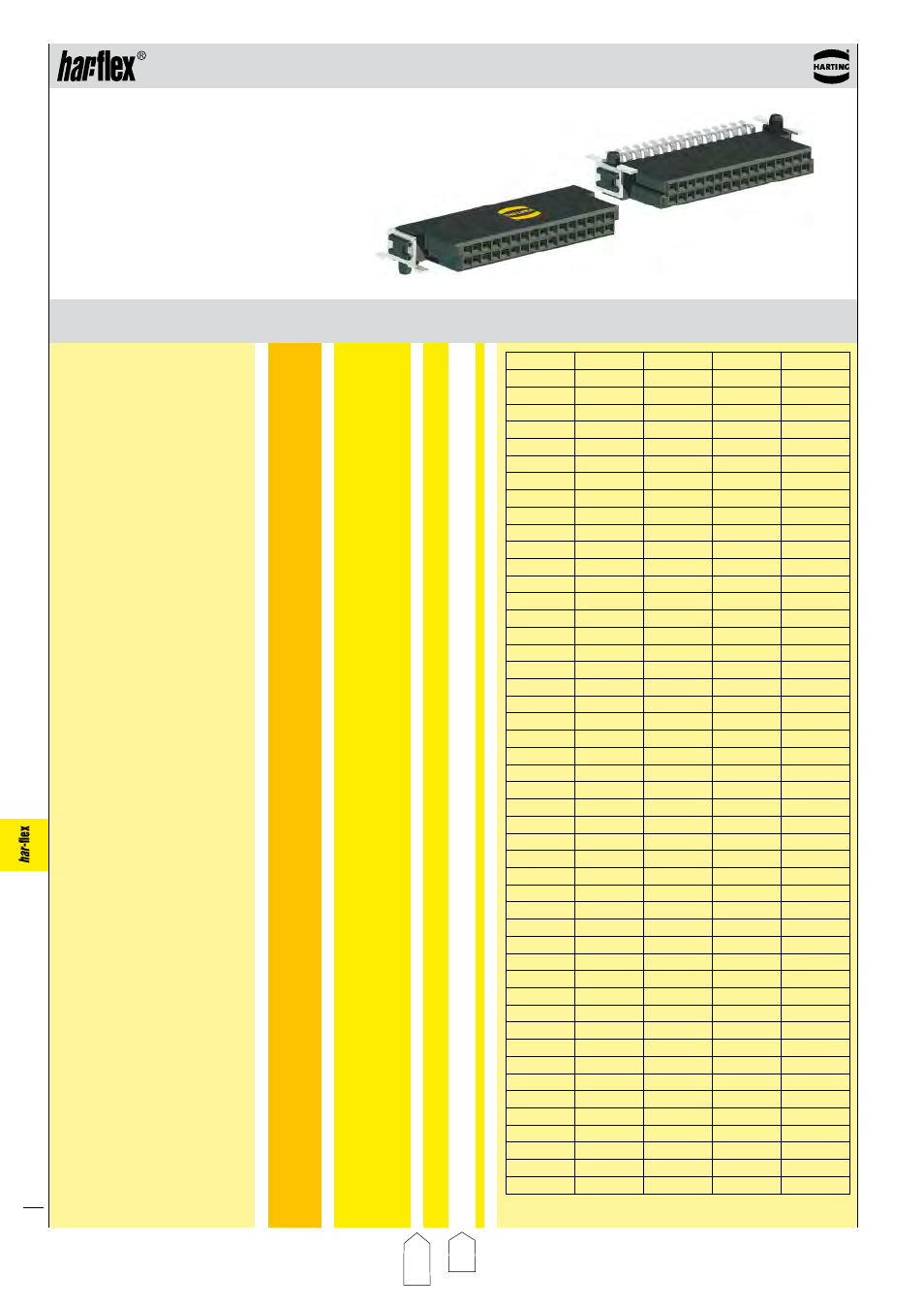 Female connectors, angled | Northern Connectors Harting Har-flex PCB Connectors User Manual | Page 14 / 17
