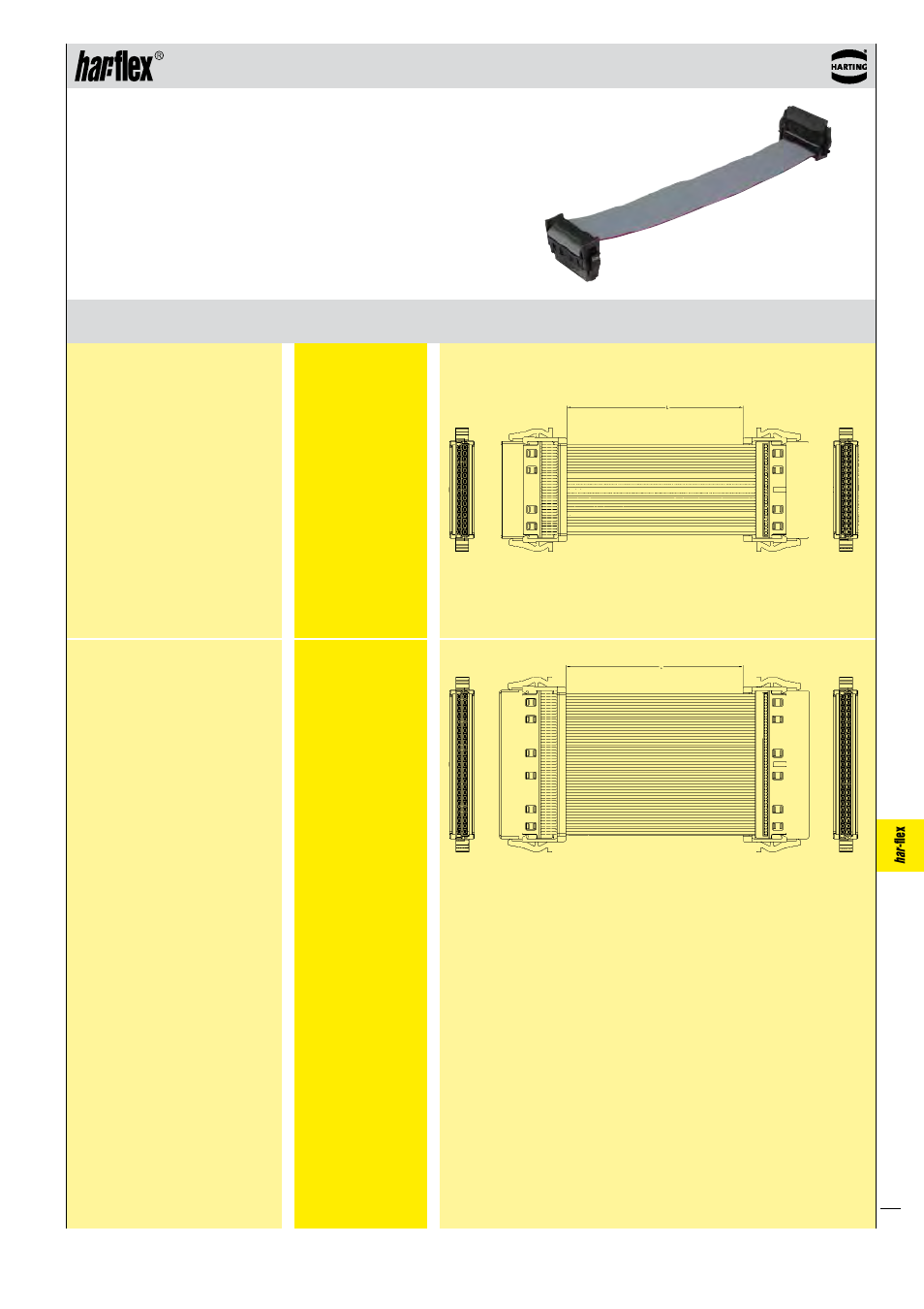 Cable assemblies | Northern Connectors Harting Har-flex PCB Connectors User Manual | Page 17 / 17