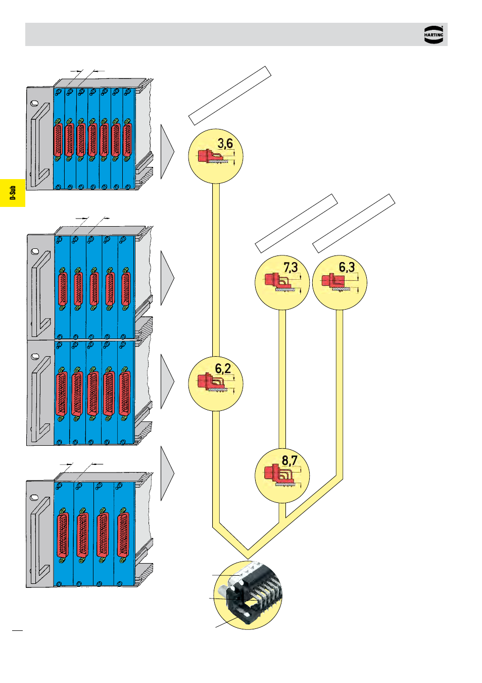 D-sub | Northern Connectors Harting D-sub Connectors, Housings & Accessories User Manual | Page 11 / 203