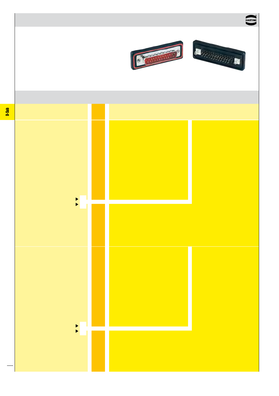 D-sub | Northern Connectors Harting D-sub Connectors, Housings & Accessories User Manual | Page 139 / 203