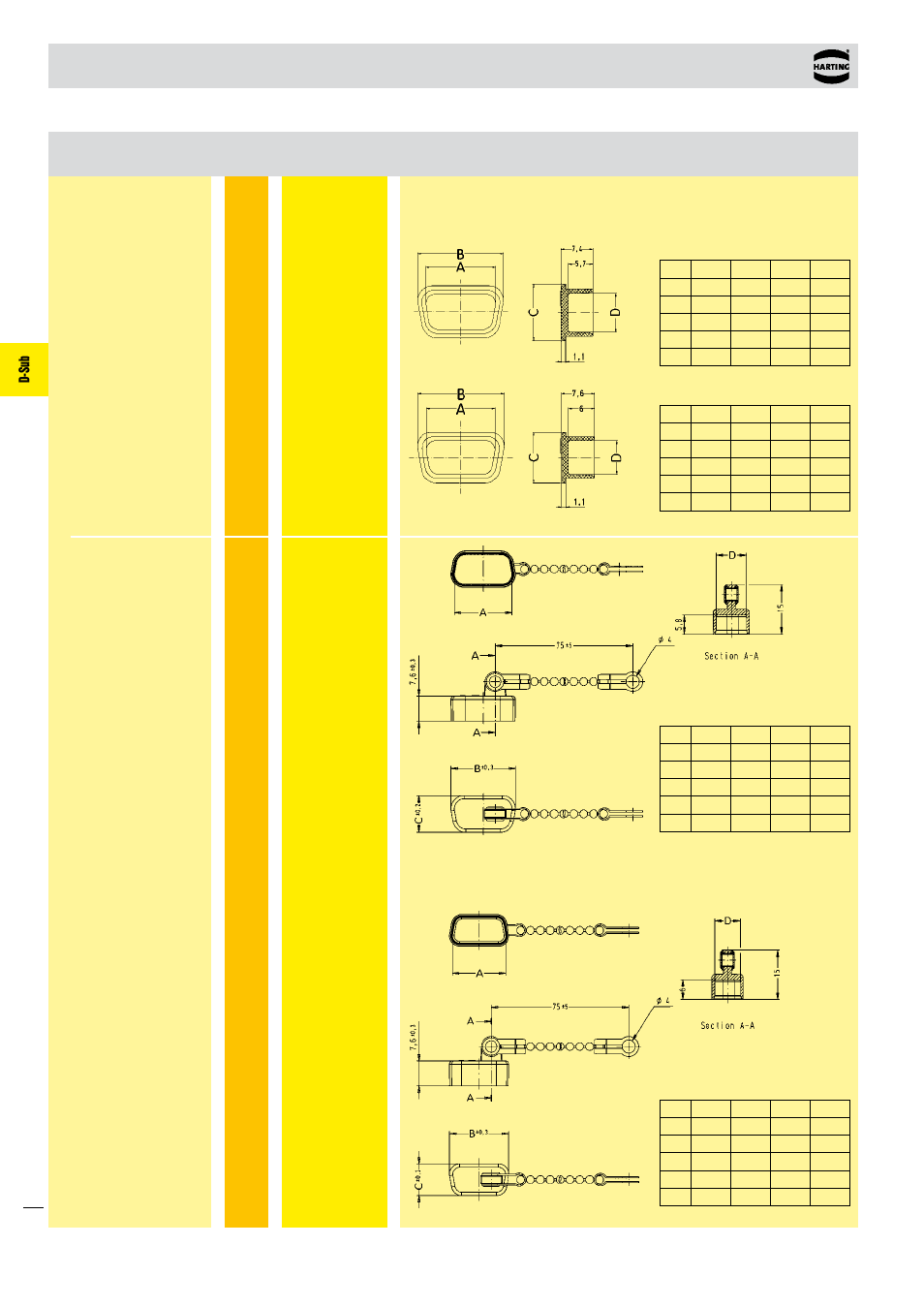 D-sub, Accessories | Northern Connectors Harting D-sub Connectors, Housings & Accessories User Manual | Page 173 / 203