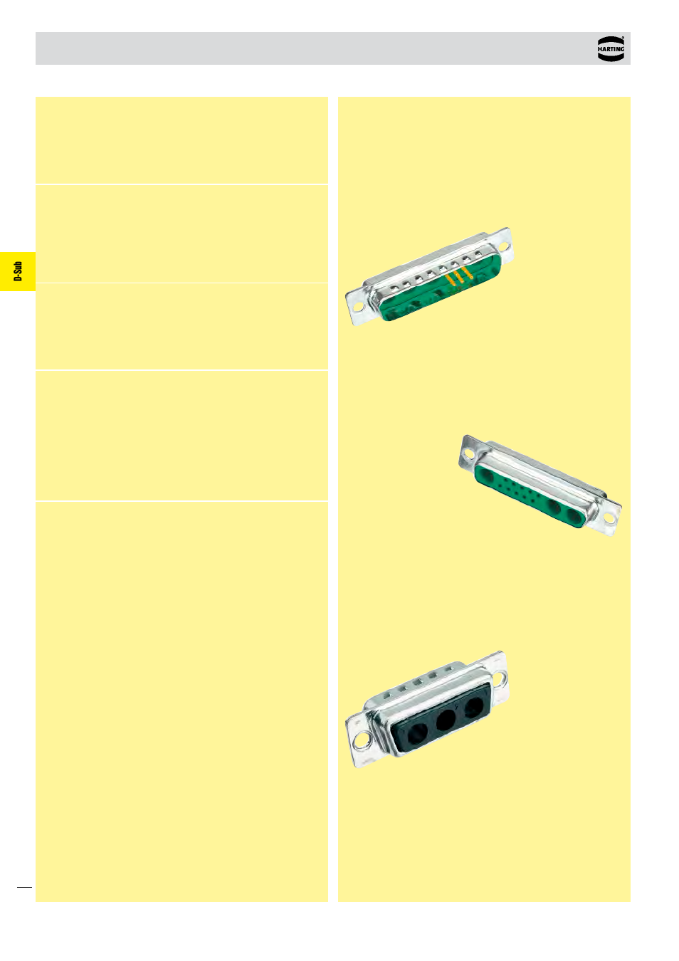 D-sub | Northern Connectors Harting D-sub Connectors, Housings & Accessories User Manual | Page 53 / 203