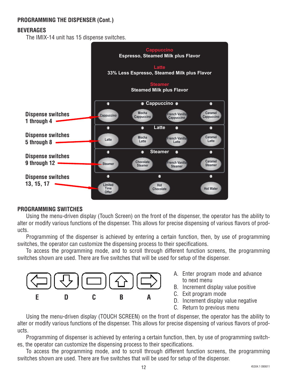 Bunn IMIX 14 User Manual | Page 12 / 17