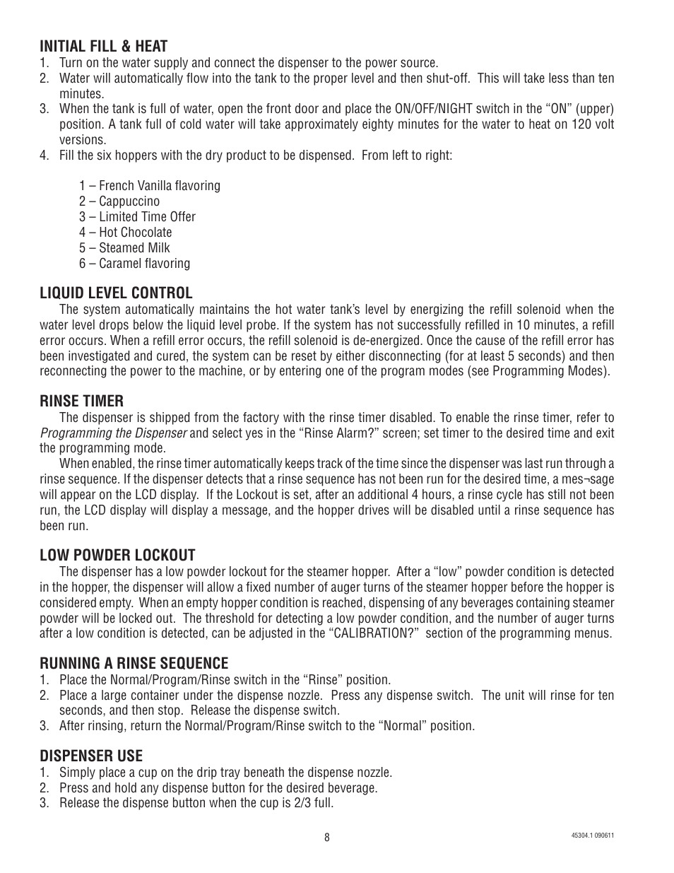 Bunn IMIX 14 User Manual | Page 8 / 17