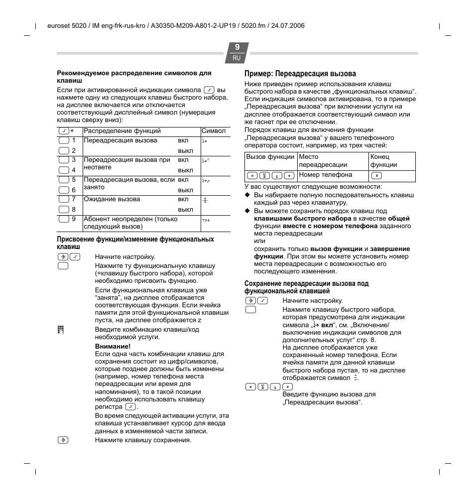 Siemens Euroset 5020 User Manual | Page 28 / 43