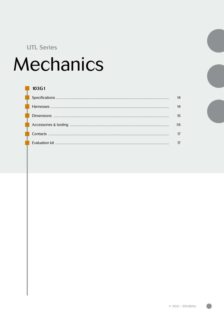 Mechanics | Northern Connectors Souriau UTL Series Push-Pull Connectors User Manual | Page 13 / 60