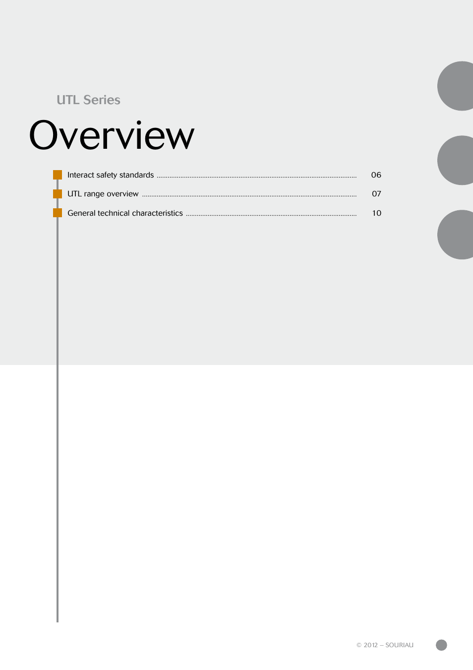 Overview | Northern Connectors Souriau UTL Series Push-Pull Connectors User Manual | Page 5 / 60