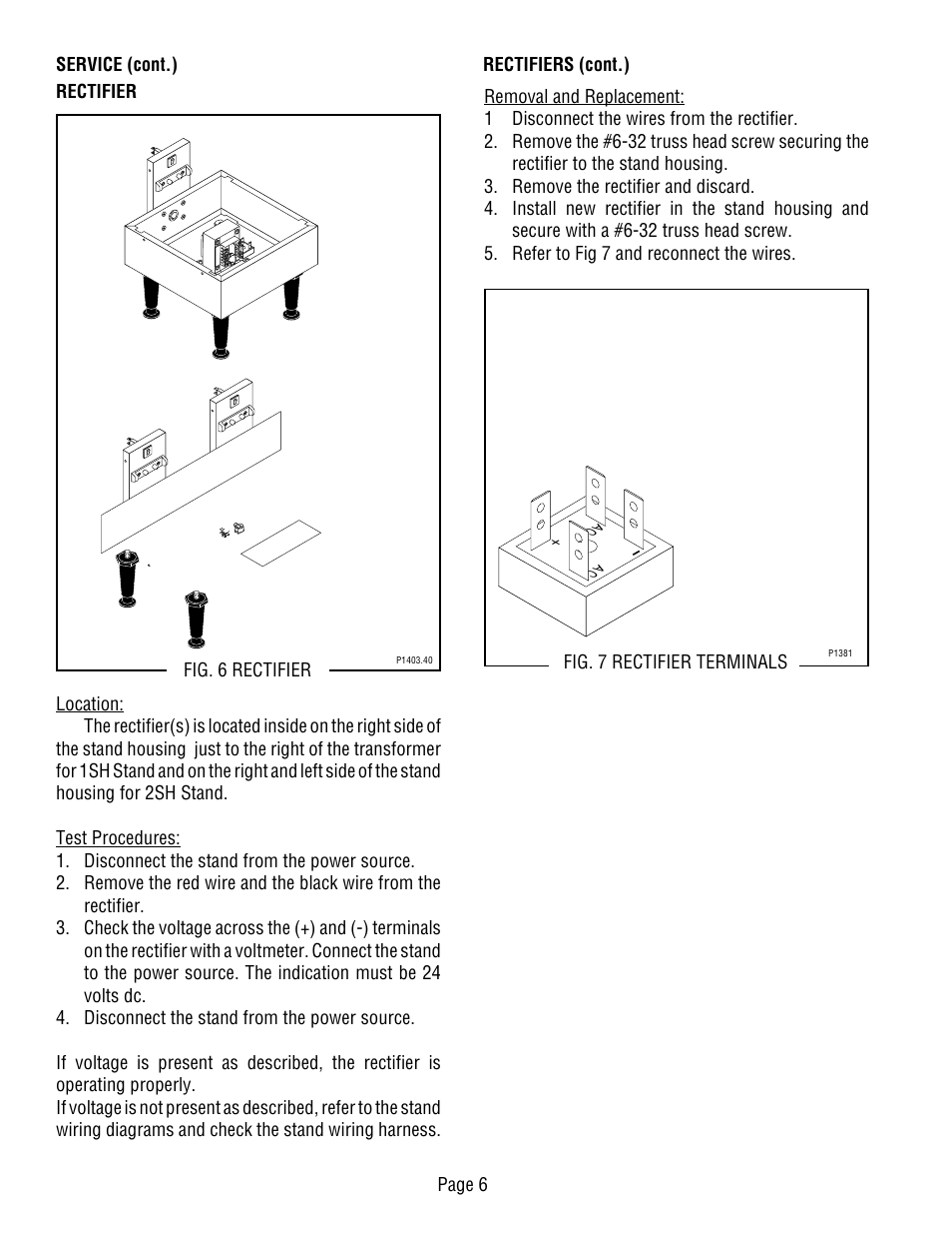 Bunn 2SH User Manual | Page 6 / 10