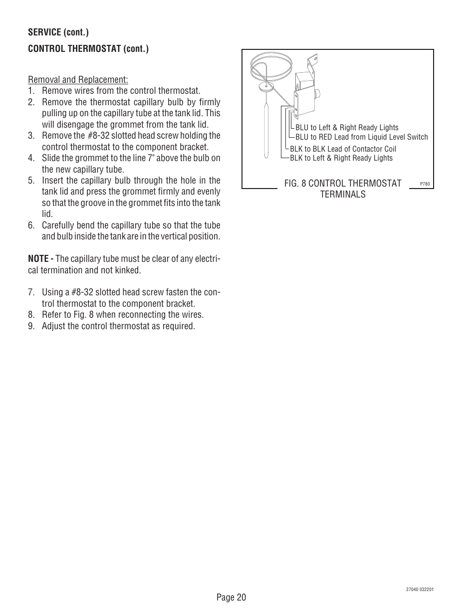 Bunn DUAL TM (Serial # DUAL010000 - Up) User Manual | Page 20 / 52