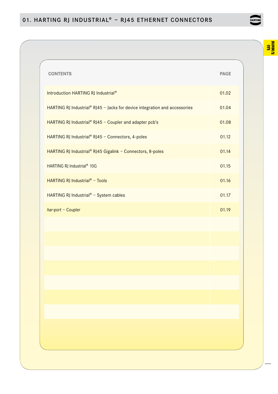 Northern Connectors Harting Industrial RJ45 Ethernet Connectors User Manual | 21 pages