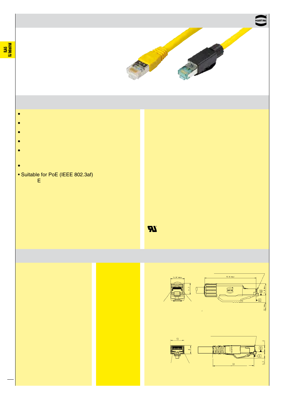 Advantages technical characteristics, Gigalink, 8-poles, Harting rj industrial | Connector set rj45, 8-poles | Northern Connectors Harting Industrial RJ45 Ethernet Connectors User Manual | Page 14 / 21