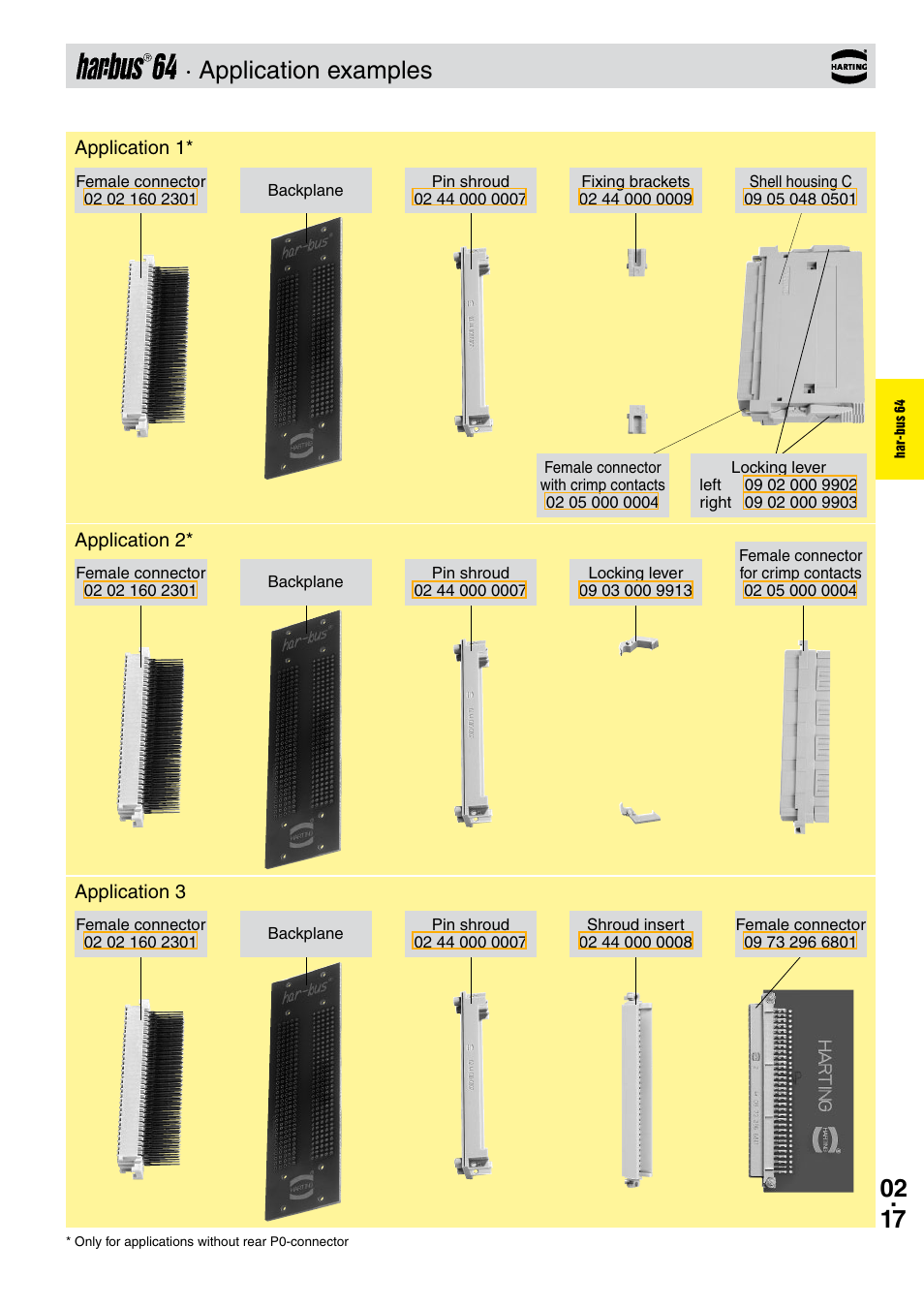 Application examples | Northern Connectors Harting DIN 41 612 Connectors User Manual | Page 107 / 223