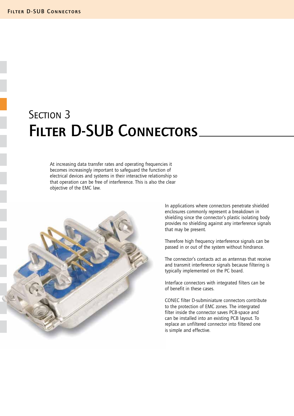 Northern Connectors Conec D-Sub Filter Connectors User Manual | 74 pages