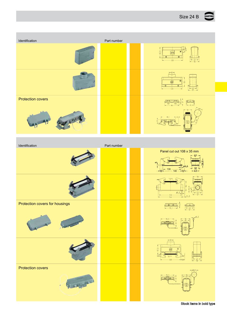 Hoods/housings for han, 10 hv e/es | Northern Connectors Harting HAN Industrial Rectangular Connectors User Manual | Page 103 / 536
