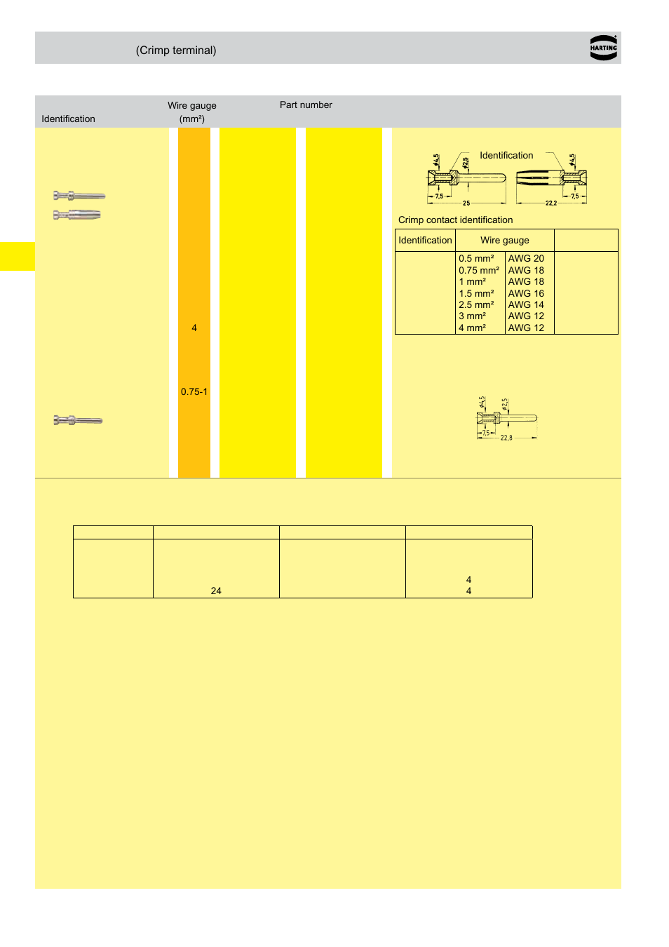 Contacts han hv e, 04 . 16 han hv e, Contacts | Northern Connectors Harting HAN Industrial Rectangular Connectors User Manual | Page 110 / 536