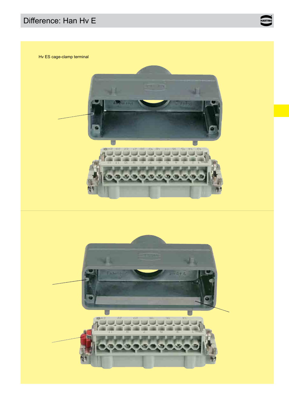 17 difference: han hv e | Northern Connectors Harting HAN Industrial Rectangular Connectors User Manual | Page 111 / 536
