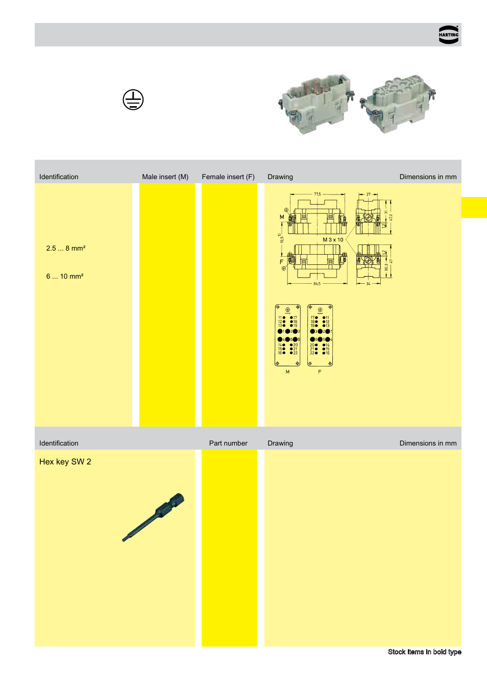 K 6/12 | Northern Connectors Harting HAN Industrial Rectangular Connectors User Manual | Page 123 / 536