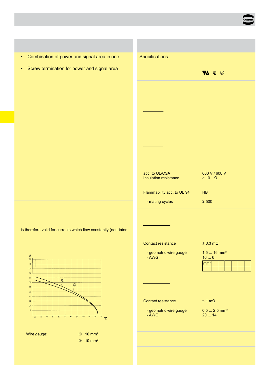 Han® k 4/8, K 4/8, K 4/8 features | Technical characteristics | Northern Connectors Harting HAN Industrial Rectangular Connectors User Manual | Page 128 / 536