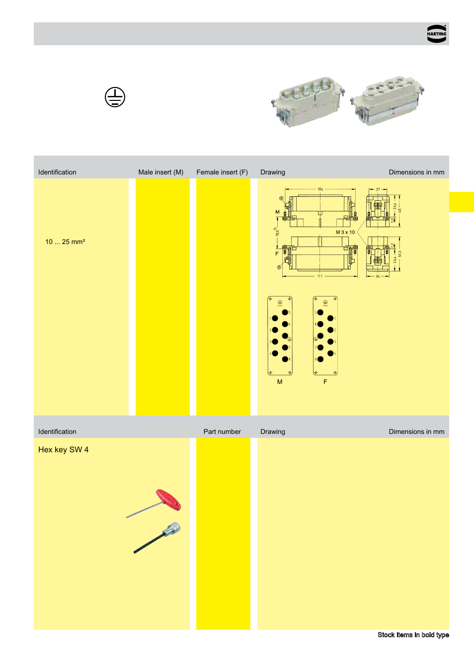 K 8/0 | Northern Connectors Harting HAN Industrial Rectangular Connectors User Manual | Page 133 / 536