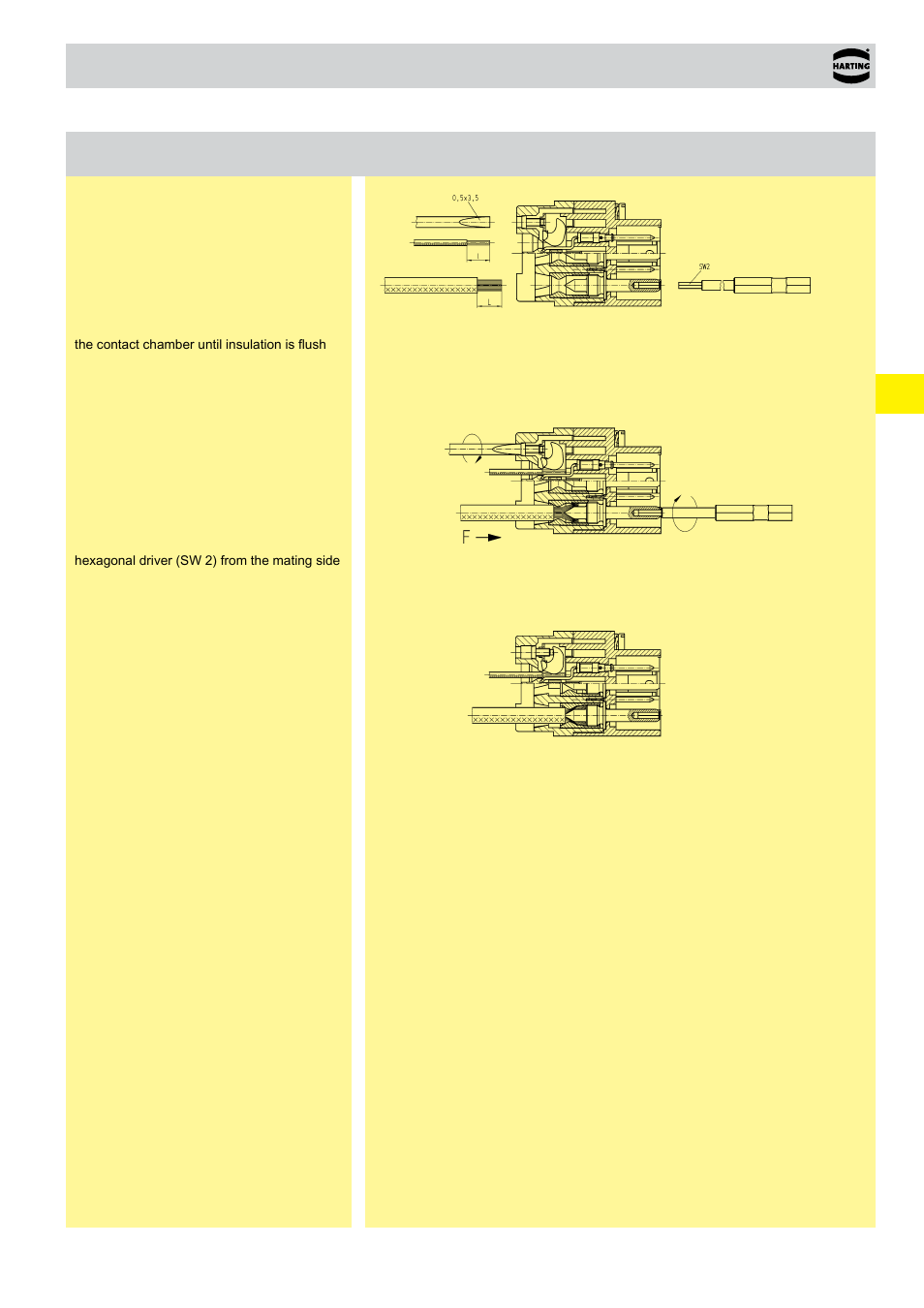 Assembly instructions, K 6/12 | Northern Connectors Harting HAN Industrial Rectangular Connectors User Manual | Page 135 / 536