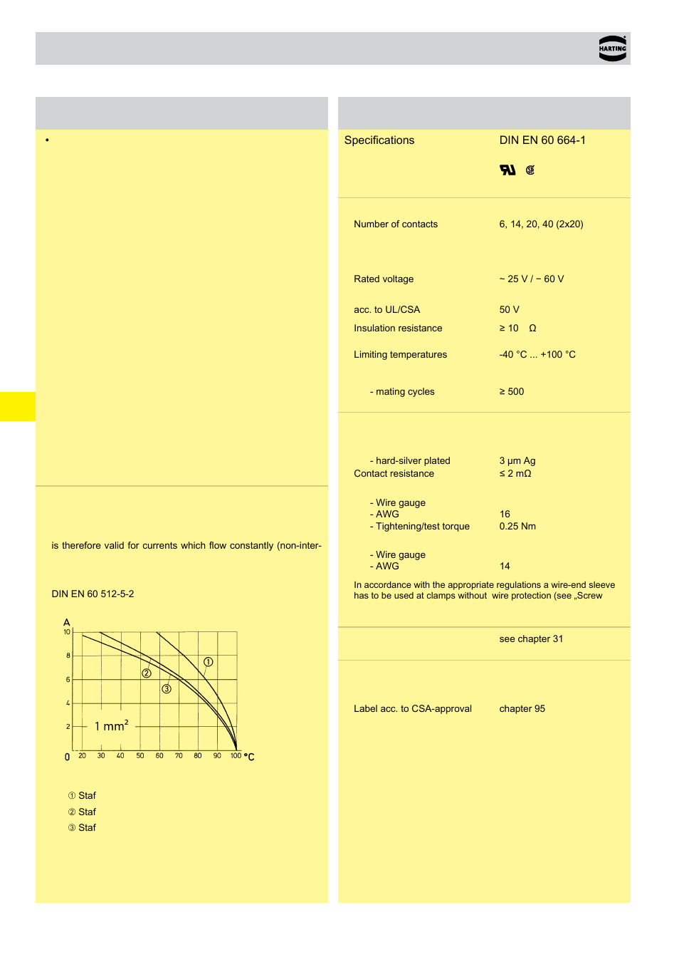 Staf, Features | Northern Connectors Harting HAN Industrial Rectangular Connectors User Manual | Page 155 / 536