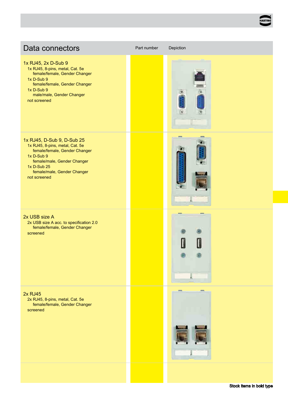 Han-port, Data connectors | Northern Connectors Harting HAN Industrial Rectangular Connectors User Manual | Page 186 / 536