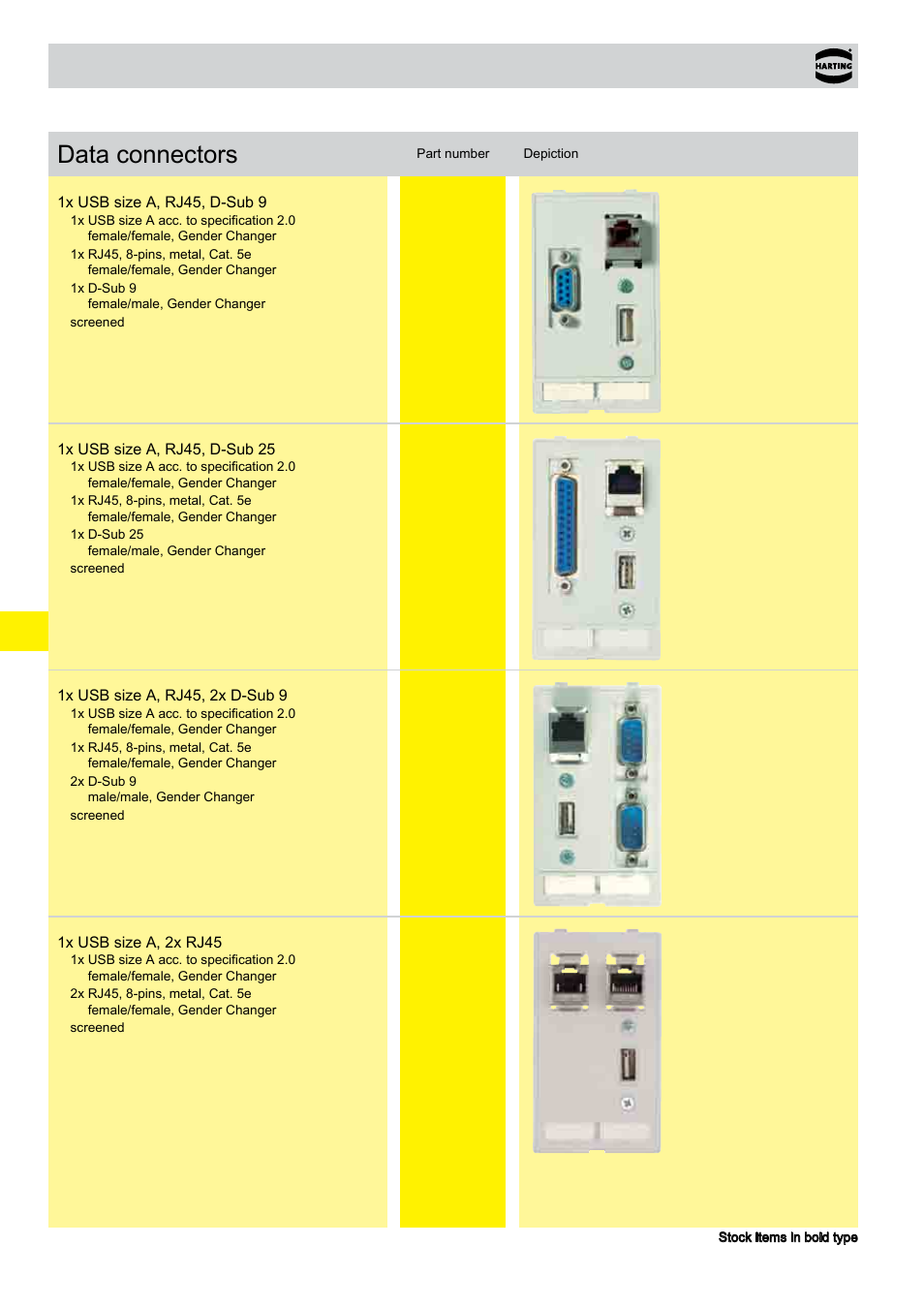 Han-port, Data connectors | Northern Connectors Harting HAN Industrial Rectangular Connectors User Manual | Page 187 / 536