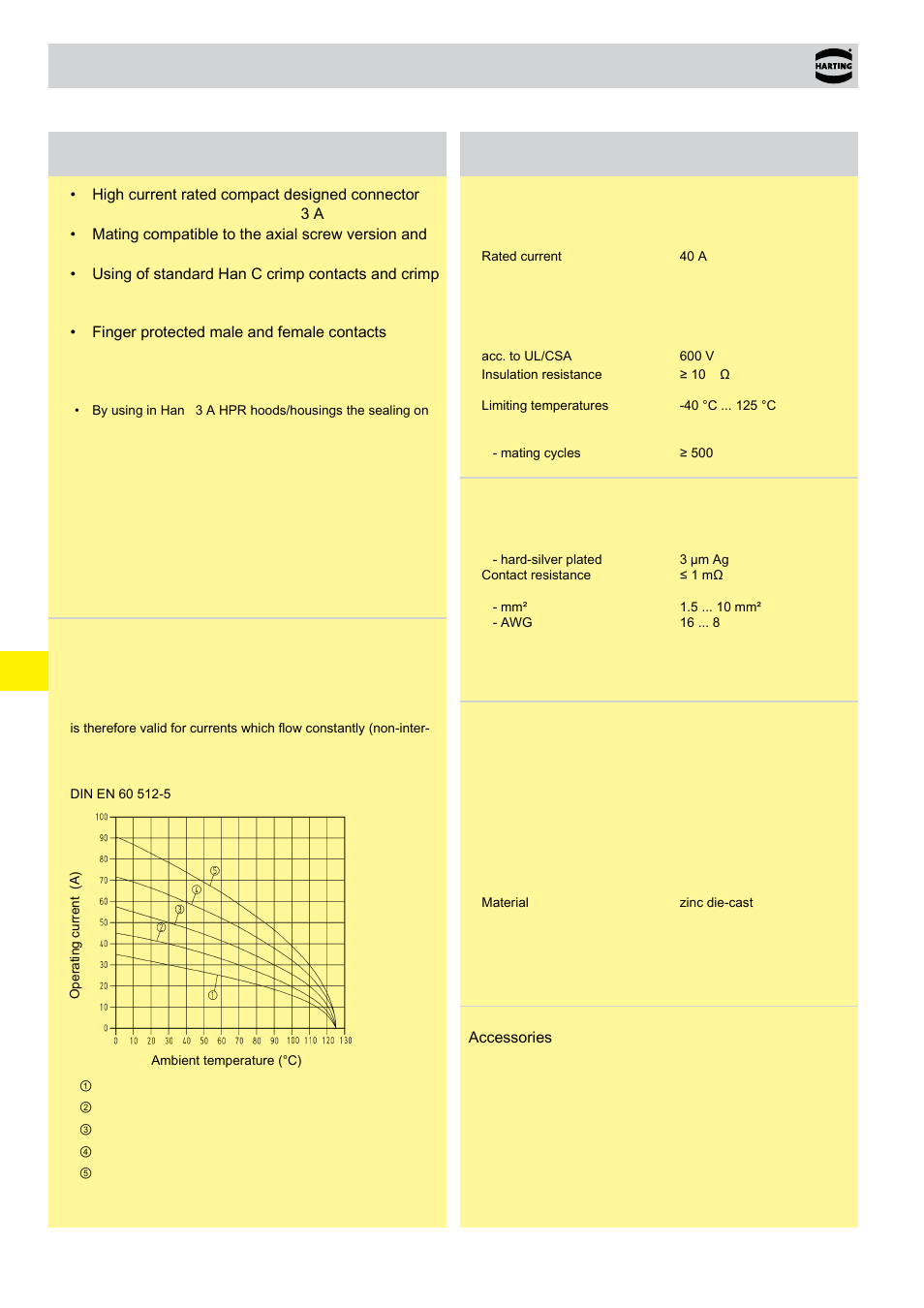 Han® q 2/0 crimp, Q 2/0 crimp, 13 . 02 han | Features technical characteristics | Northern Connectors Harting HAN Industrial Rectangular Connectors User Manual | Page 191 / 536