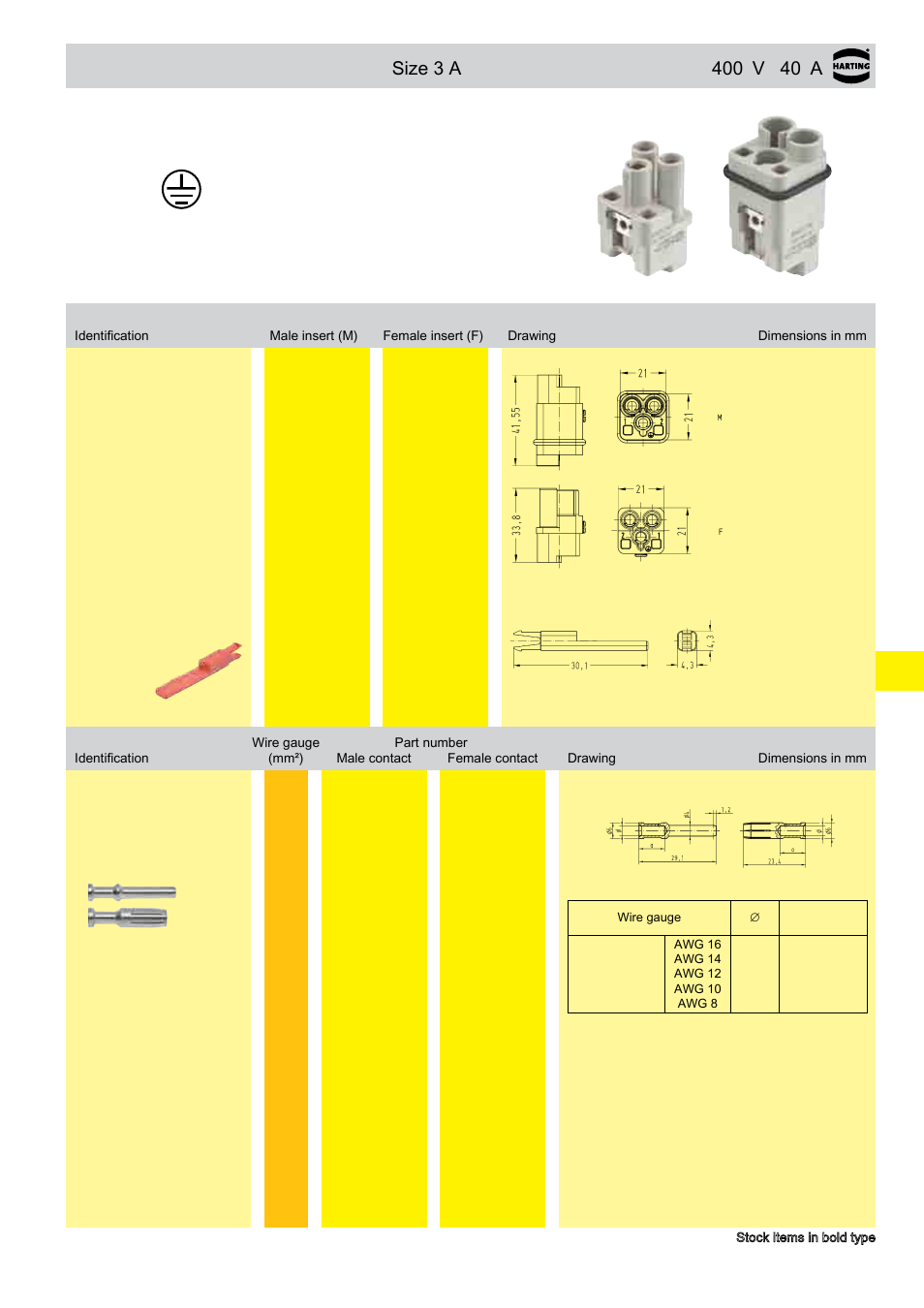 Q 2/0 crimp, Size 3 a | Northern Connectors Harting HAN Industrial Rectangular Connectors User Manual | Page 192 / 536