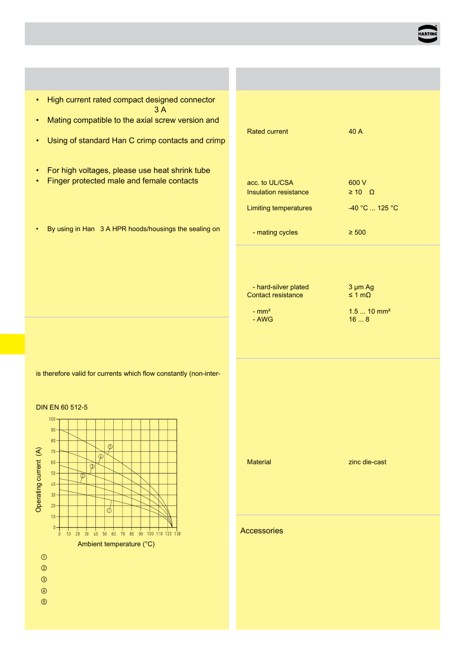 Han® q 2/0 crimp high voltage, Q 2/0 crimp high voltage, 13 . 06 han | Northern Connectors Harting HAN Industrial Rectangular Connectors User Manual | Page 195 / 536