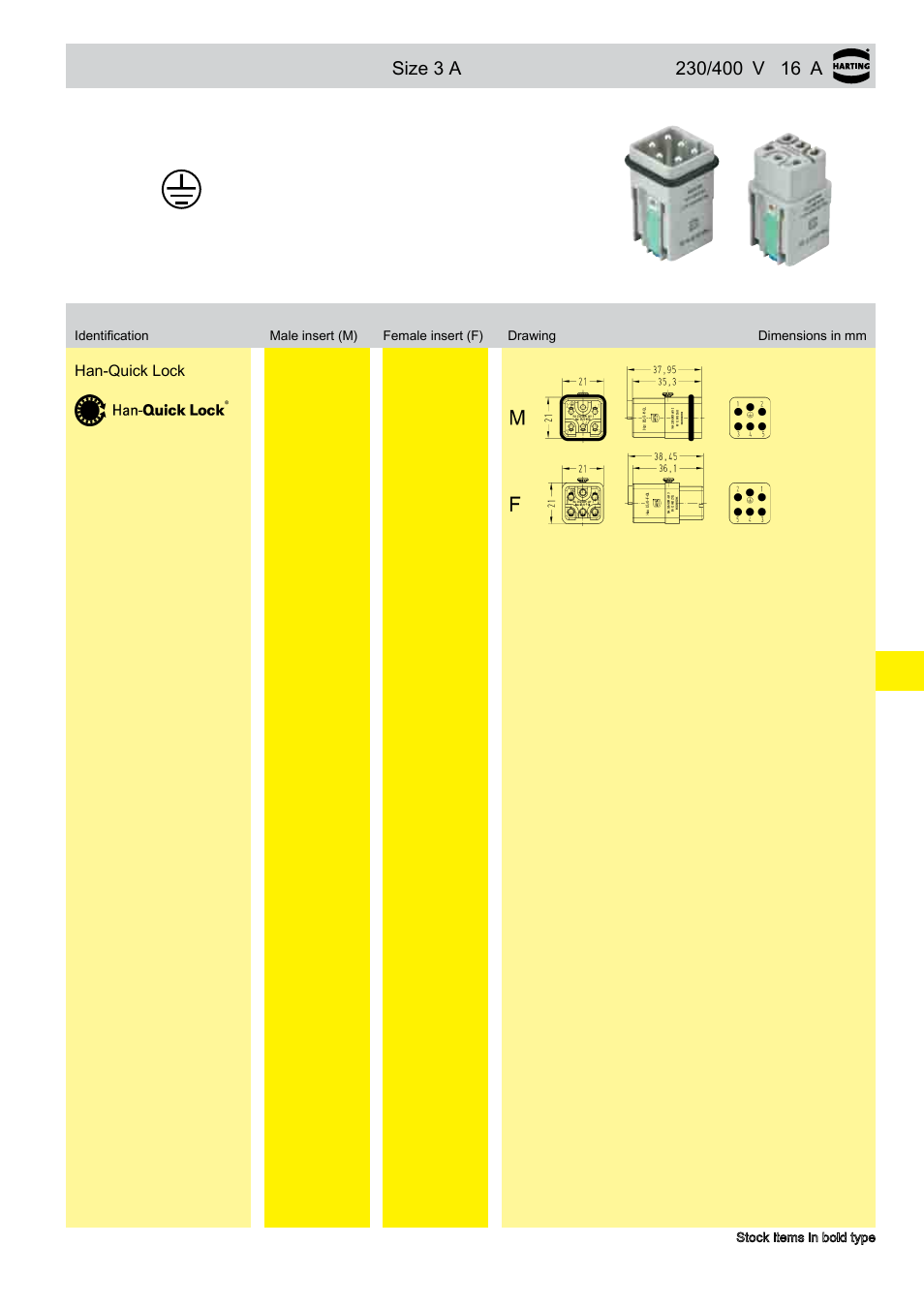 Q 5/0 quick lock | Northern Connectors Harting HAN Industrial Rectangular Connectors User Manual | Page 202 / 536