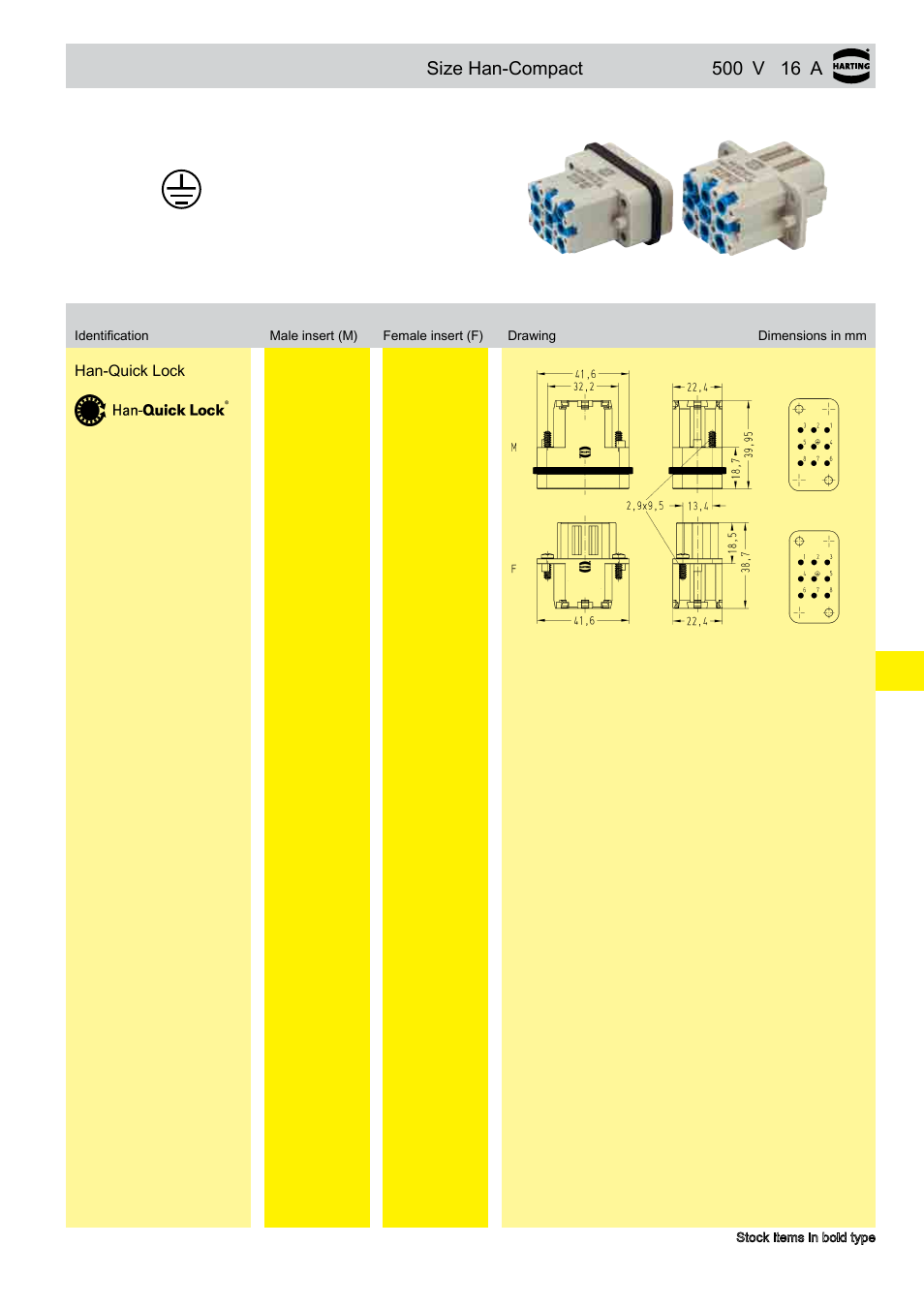 Q 8/0 quick lock | Northern Connectors Harting HAN Industrial Rectangular Connectors User Manual | Page 210 / 536